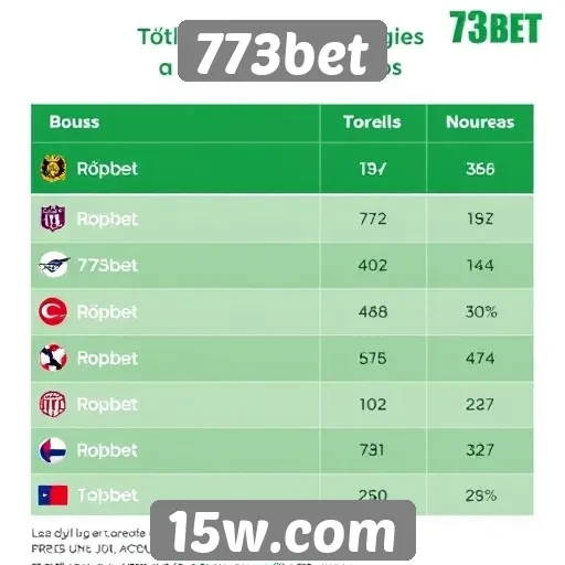 Comparativo de bônus oferecidos pelo 773bet
